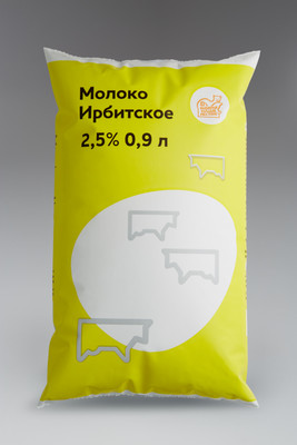 Молоко Ирбитское пастеризованное 2.5%, 900мл