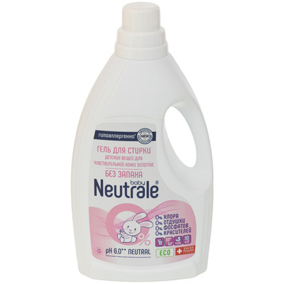 Гель для стирки Neutrale Baby Sensitive для детских вещей для чувствительной кожи, 950мл