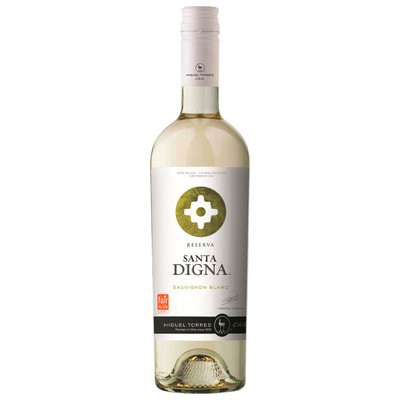 Вино Santa Digna Совиньон белое сухое 13.5%, 750мл