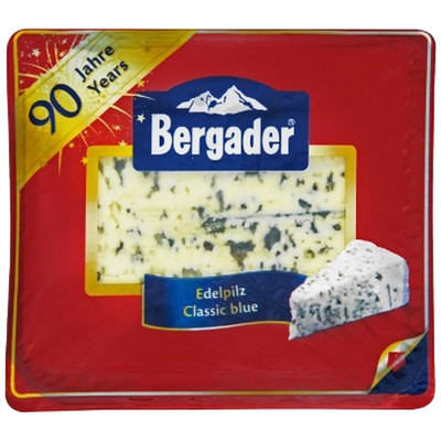 Сыр Бергадер Гран баварезе с голубой плесенью 50%