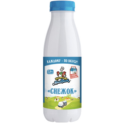 Снежок Кубанский молочник сладкий 2.5%, 450мл