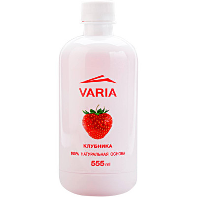 Напиток безалкогольный Varia Клубника сильногазированный, 555мл
