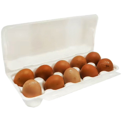 Яйцо куриное пищевое столовое С2, 10шт