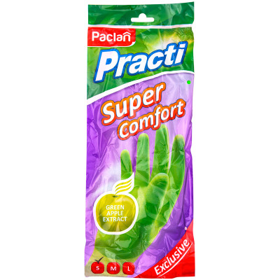 Перчатки Paclan Practi Super Comfort резиновые