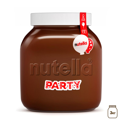 Ореховая паста Nutella фундук и какао Party edition, 3кг