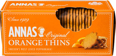 Печенье Annas тонкое с апельсином, 150г