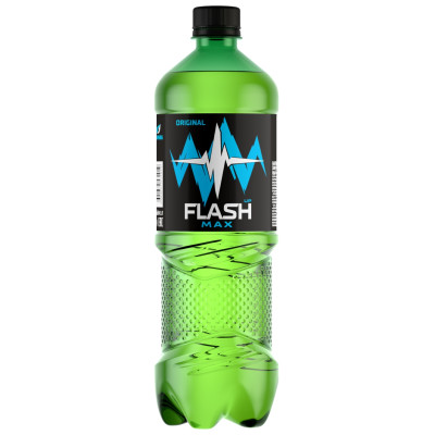 Напиток энергетический Flash Up Макс ароматизированный безалкогольный сильногазированный, 1л