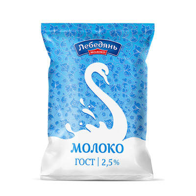 Молоко Лебедяньмолоко пастеризованное 2.5%, 900мл