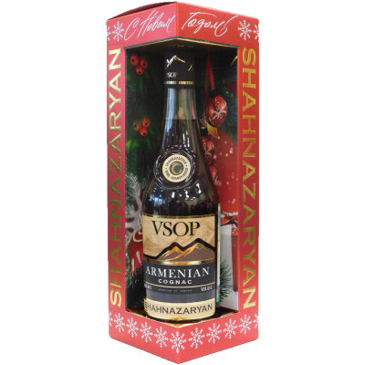 Коньяк Armenian Cognac VSOP 40% в подарочной упаковке, 500мл