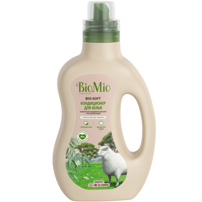 Кондиционер для белья BioMio Bio-Soft с эфирным маслом эвкалипта, 1л