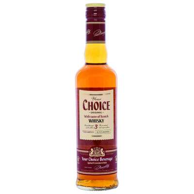 Напиток спиртной Your Choice 3 со вкусом шотландского виски 40%, 700мл