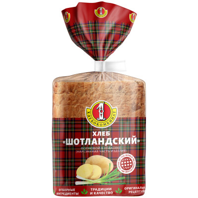 Хлеб Первый Хлебокомбинат Шотландский, 300г