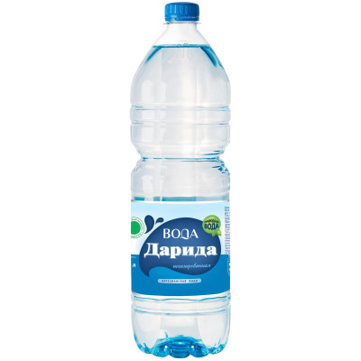 Вода Дарида природная питьевая 1 категории негазированная, 1.5л