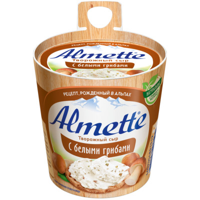 Сыр творожный Almette с белыми грибами 60%, 150г