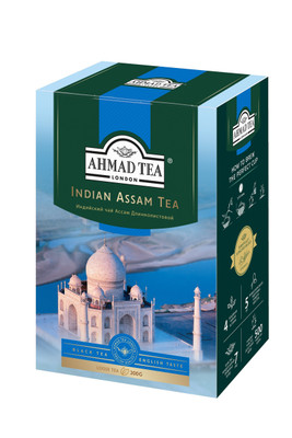 Чай Ahmad Tea Индийский ассам чёрный длиннолистовой, 200г