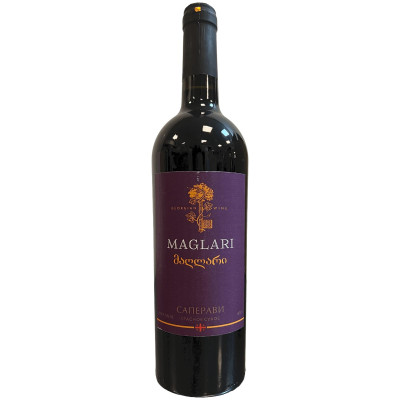 Вино Maglari Саперави красное сухое 11.5%, 750мл
