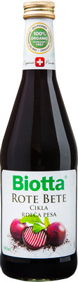 Сок Biotta Bio свекольный прямого отжима, 500мл