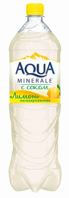 Напиток Aqua Minerale с соком Лимон негазированный, 1.5л
