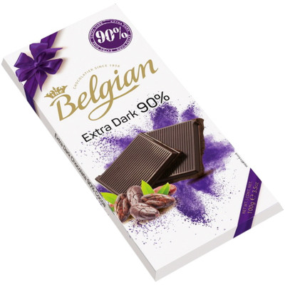 Шоколад Belgian горький 90%, 100г