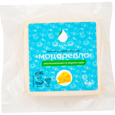 Сырный продукт Volkomolko Постный со вкусом моцарелла, 280г