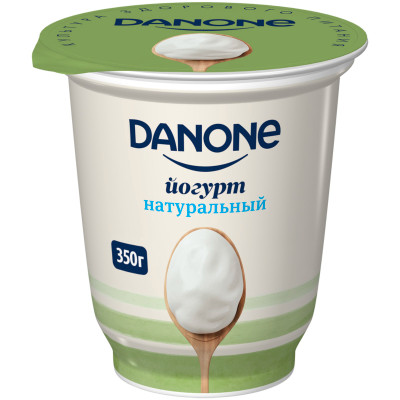 Йогурт Danone Традиционный натуральный 3.3%, 350г
