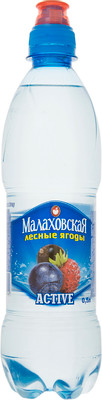 Напиток Малаховская Актив лесные ягоды негазированный, 500мл