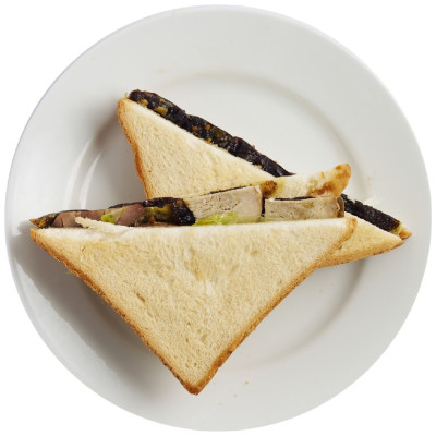 Сэндвич со свиным окороком и черносливом Умное решение, 160г