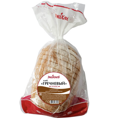 Хлеб Экохлеб Гречневый нарезка, 250г