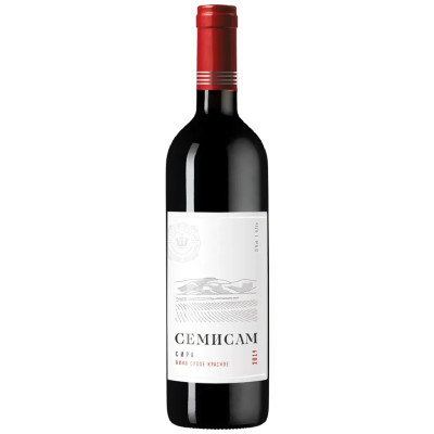 Вино Semisam Syrah Kuban Anapa Shumrinka красное сухое, 750мл