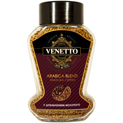 Кофе Venetto натуральный растворимый, 95г