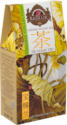 Чай Basilur Коллекция Китая Те Гуань Инь зелёный байховый листовой, 100г