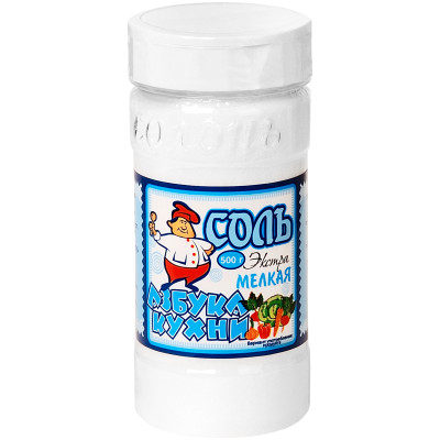 Соль Азбука кухни Экстра пищевая выварочная, 500г