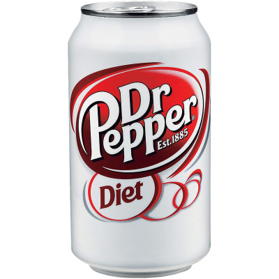 Напиток газированный DrPepper Diet Zero безалкогольный, 330мл