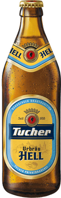 Пиво Tucher Urbrau Nurnberger Hell светлое фильтрованное 4.9%, 500мл