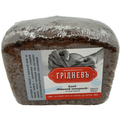 Хлеб Донские Пекарные Традиции ржаной заварной, 400г