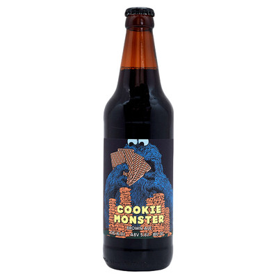 Пиво Cookie Monster тёмное нефильтрованное 5.5%, 500мл