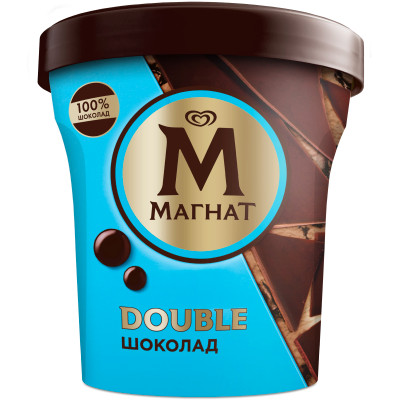 Мороженое Магнат Double Шоколад  10%, 310г