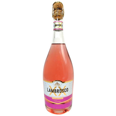 Напиток газированный виноградосодержащий Lambrusco Rosato 8.5%, 750мл