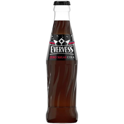 Напиток газированный Evervess Cola Zero Sugar безалкогольный, 250мл