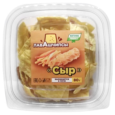 Лавашчипсы Легенда со вкусом сыра, 80г