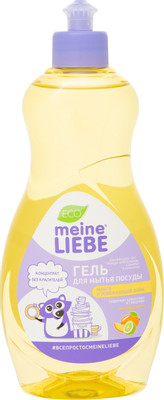 Гель Meine Liebe для мытья посуды манго-освежающий лайм концентрат, 500мл
