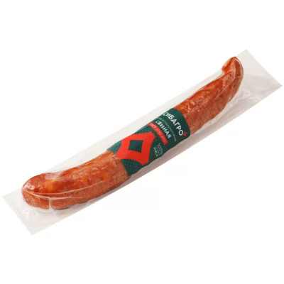 Колбаса Сибагро Свиная охлажденная полукопченая вакуумная упаковка, 250г