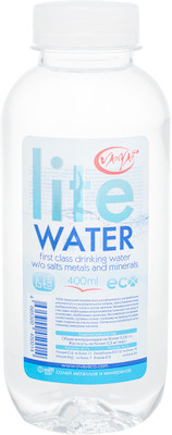 Вода Lite Water питьевая 1 категории негазированная, 400мл