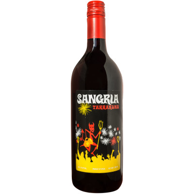 Винный напиток Sangria Tarrakuna красный сладкий 7%, 1л