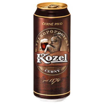 Напиток пивной Velkopopovicky Kozel тёмный 3.7%, 500мл