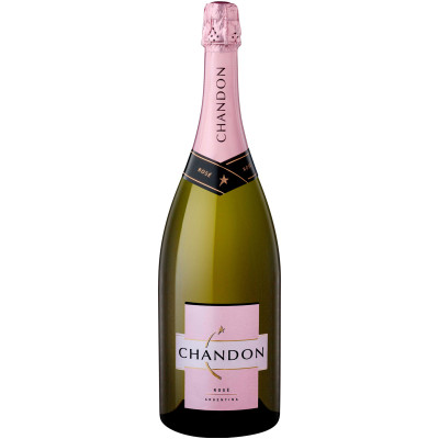 Вино игристое Chandon Розе розовое брют 12.5%, 1.5л