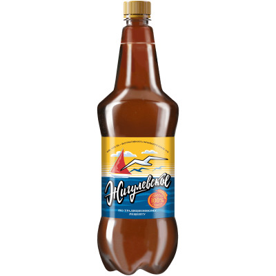 Пиво Жигулёвское светлое фильтрованное пастеризованное 4.5%, 1.2л