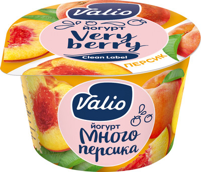 Йогурт Viola персик 2.6%, 180г