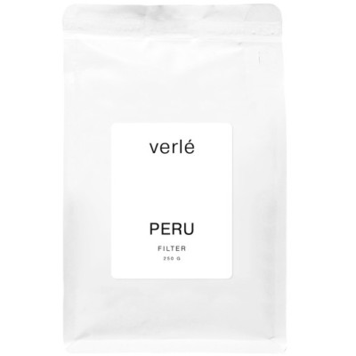 Кофе Verle Перу натуральный жареный в зёрнах, 250г