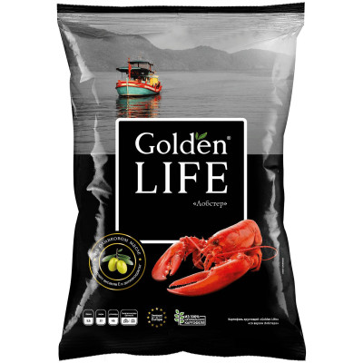 Чипсы картофельные Golden Life со вкусом лобстера, 90г
